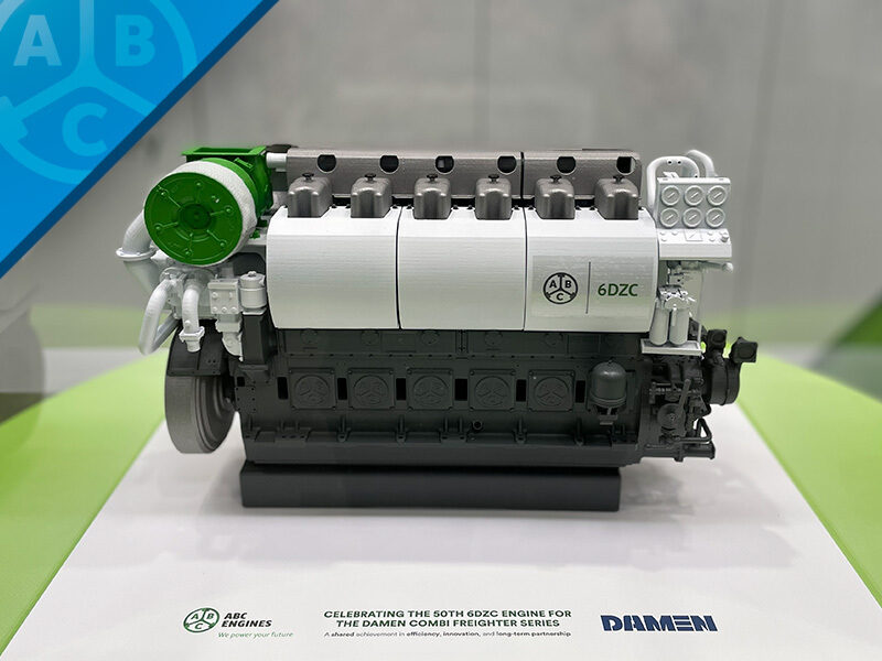 ABC and Damen Shipyards Celebrate 50th DZ Engine Milestone for CF3850 Series