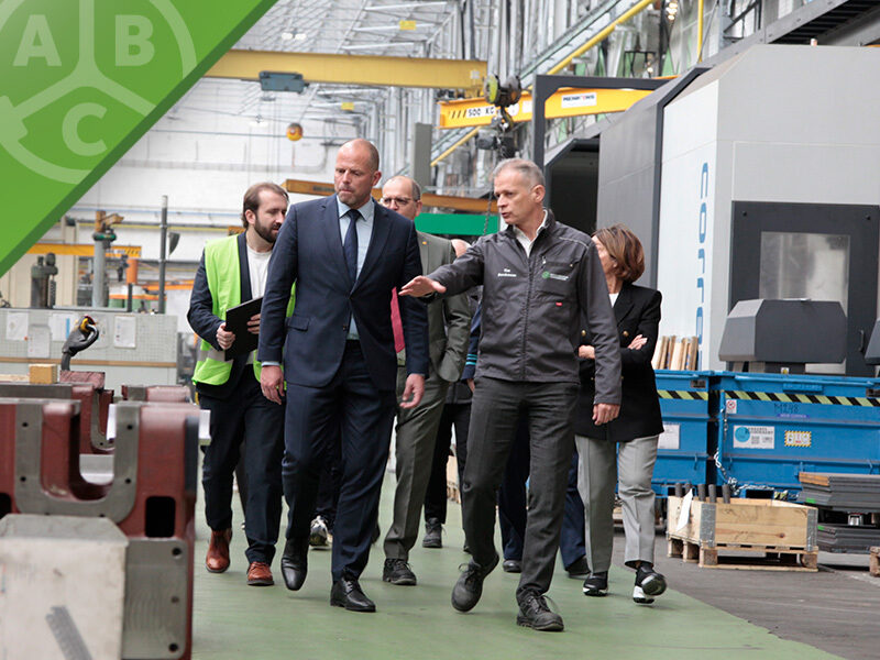 Minister Theo Francken en gouverneur Carina Van Cauter op bezoek bij ABC