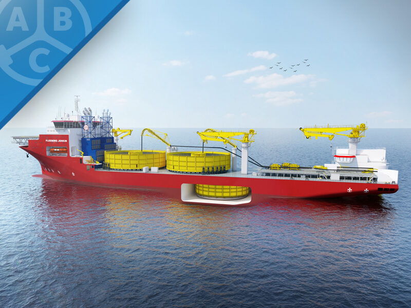 Jan De Nul et ABC Engines signent un contrat pour des moteurs marins au méthanol pour le navire câblier Fleeming Jenkin