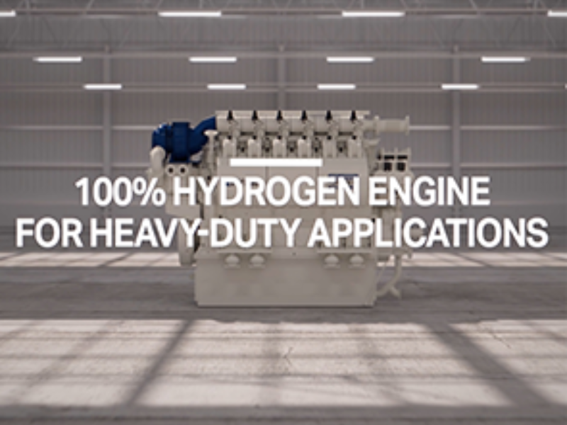 Check out the video animation of the BeHydro 100% hydrogen engines!