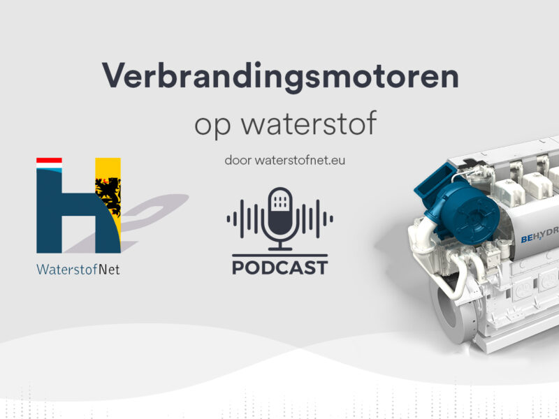 Beluister de podcast van WaterstofNet over verbrandingsmotoren op waterstof